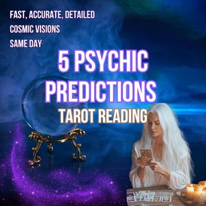 5 Future Psychic Predictions Tarot Reading | Same Day Tarot Reading, Honest Psychic Reading