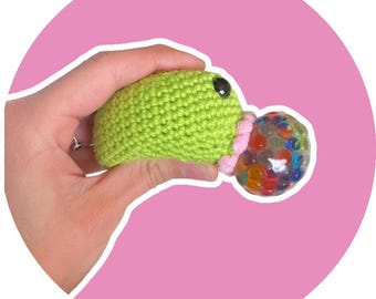 Crocheted stress ball