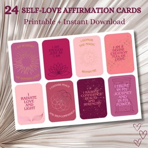 Tarjetas de afirmación de amor propio para confianza, positividad e inspiración diaria: ¡mejora tu mentalidad!
