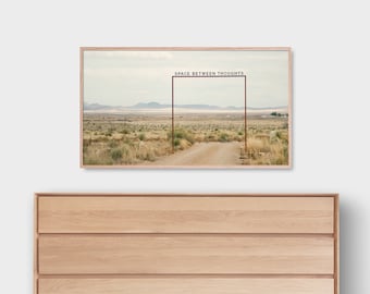 Samsung Frame TV Art, Digital Download, Marfa Texas, Far Out