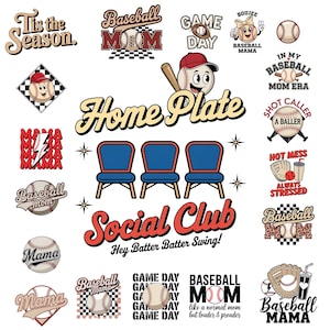BASEBALL SVG Bundle, Baseball PNG Bundle, Game Day Baseball Png, Baseball Bow Png, Baseball Mama Png, Baseball Png, Game Day Baseball Png