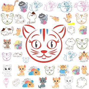 Mega Kawaii Bundle | Kawaii Clipart Bundle | Digital Kawaii PNG Bundle | Cute Kawaii Clipart Graphics | Instant Download | Commercial Use