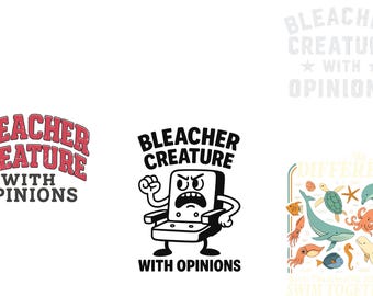 Bleacher Creature Mom SVG PNG: Funny Sports Fan Design (Digital Files)