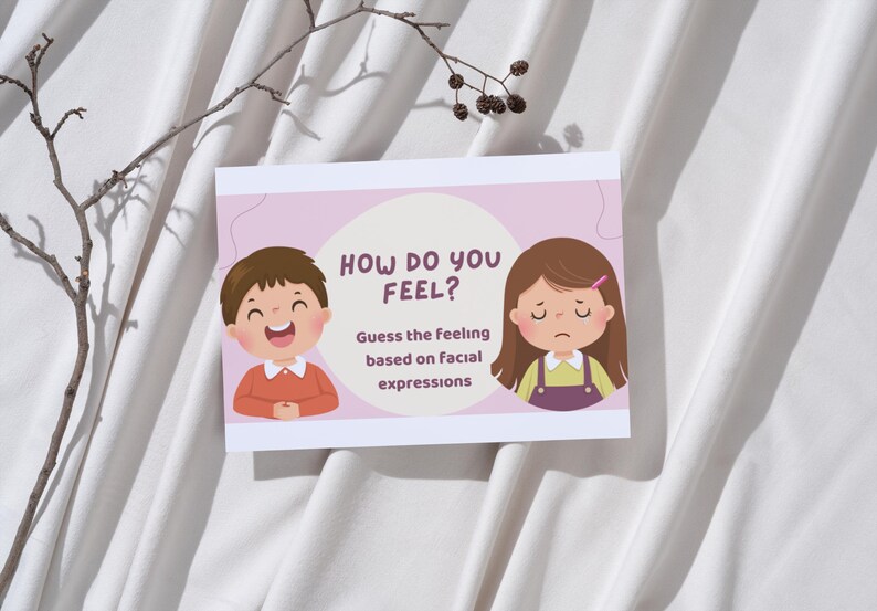 Printable Emotions Matching Game for Kids – SEL Activity for Preschool ...