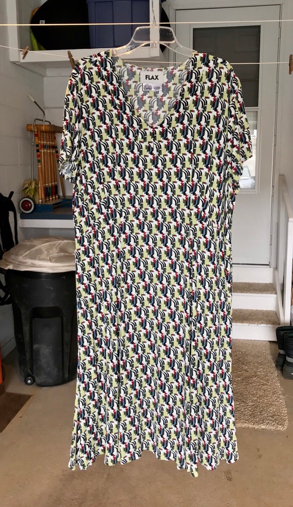 Vintage Jeanne Engelhart Flax Thinking Tropics ray