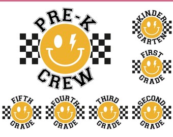 Preppy Back to School emoji bundle PNG, Checkered Teacher First Day of School Shirt, School Grades, Pre-k 1st/2nd/3rd/4th Grade