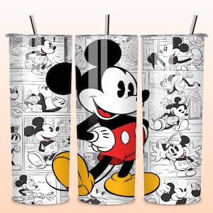 Cartoon 20 oz Skinny Tumbler Png, Cartoon Characters 20oz Tumbler Png, Movies Characters Straight and Taper Tumbler Wrap, 20oz Tumbler Wrap