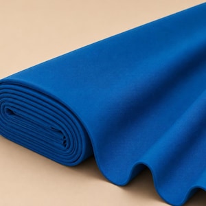 Cobalt Blue Fabric by the Yard Quilting Cotton Yardage Solid Sewing Material Craft Supply Apparel Dressmaking Bolt Royal Textile Cloth