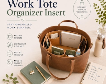 Organizzatore per borsa, inserto per portafoglio, tasca portaoggetti, tela, regalo per responsabile ufficio, assistente esecutivo, contenitore quotidiano, essenziali per il lavoro, professionale
