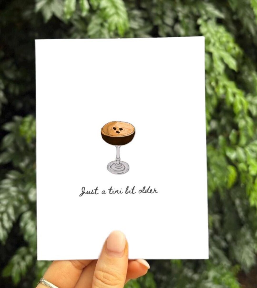 Handmade Espresso Martini Birthday Card: Funny Pun Card - Etsy