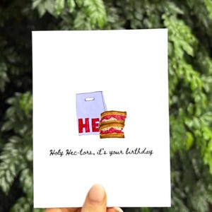 Hectors Deli. Birthday Card. Melbourne Sandwich lovers.