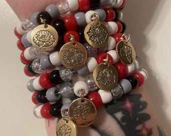 Pulsera de la amistad Kandi de Twenty One Pilots Breach Tour