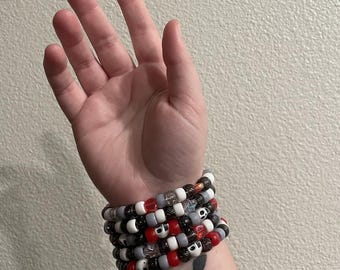 Pulsera de la amistad Kandi Black Parade de My Chemical Romance