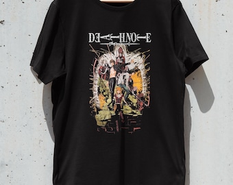 Light Yagami Shirt - Vintage Anime Deathnote Shirt - Unisex Boxy Oversized Fit T Shirt