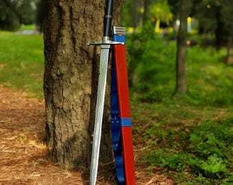 Handmade Stainless Steel Viking Sword – Norse Cosplay Replica with Scabbard