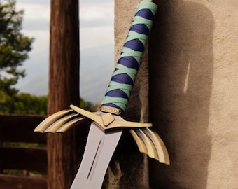 Handgemaakte replica Zelda Master-zwaard – Skyward zwaard met volledige tang en schede