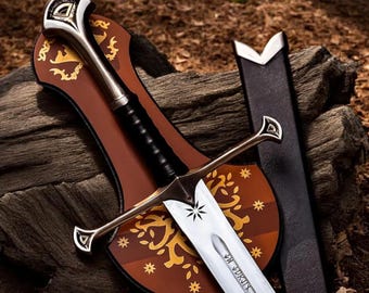 Handmade King Flame Sword with Scabbard – 38-inch Medieval Replica