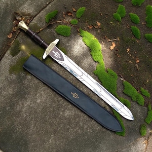 Percy Jackson Riptide Sword Anaklusmos - Custom Forged Olympian Cosplay Sword | Fantasie Mythische Klinge | Geschenk für Schwertliebhaber, Sammler
