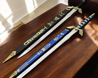 Hand-Forged Zelda Master Sword Replica, Full Tang Cosplay Sword