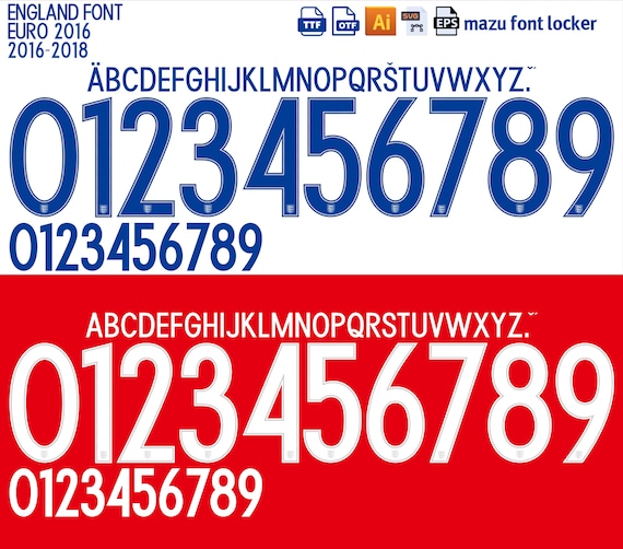 england squad numbers 2016