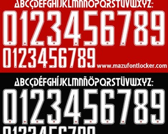 Canada World Cup 2026 Home & Away Font Vector (Digital Download)