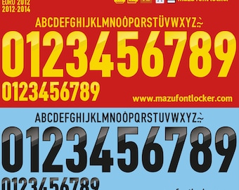 Font Vector Spanje Euro 2012 (digitale download)