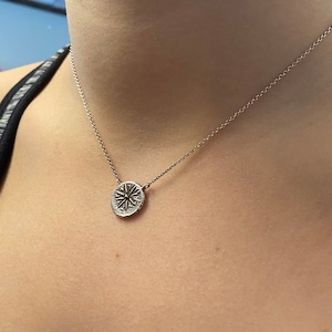 Widow&#39;s Mite Silver Pendant Necklace