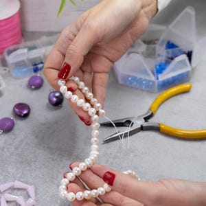 Pearl Knotting, Restring Pearls Service, Beaded Necklace Knotting
