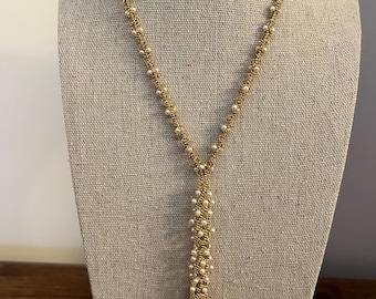 Elegant 18K Gold & Pearls Necklace from Newman Marcus – A Timeless Addition to Your Jewelry Collection