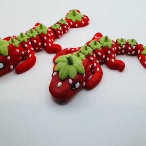 Articulated Strawberry Dragon