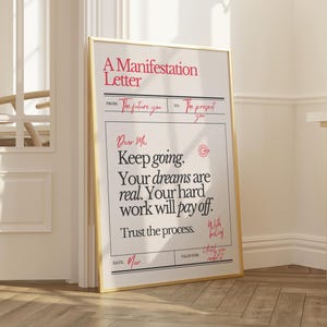 Druckbares Eventposter, positives Motivationszitat - persönliche Entwicklung, Affirmation, Selbstvertrauen, minimalistisches Poster