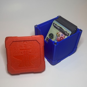 Commander Deck Box MTG - 100 cartas com capa dupla | Editar cores na personalização | Designs personalizados duráveis impressos em 3D