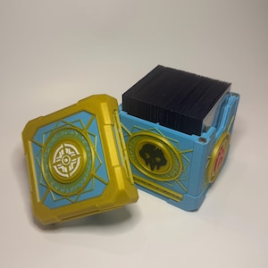 Caixa de baralho de comandante temático elemental MTG - 100 cartas com capa dupla | Armazenamento de cartas EDH | Designs duráveis impressos em 3D