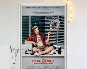 Plakat filmowy „Prawdziwy geniusz”, wodoodporny wydruk artystyczny na płótnie HD, bez ramki