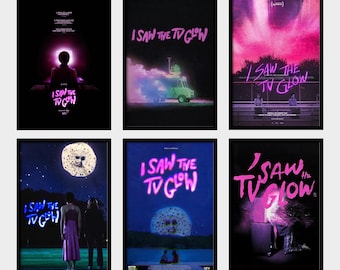 I Saw The TV Glow Movie Poster, HD Waterproof Canvas Art Print, Unframed