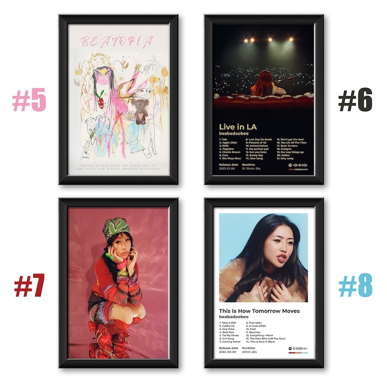 Beabadoobee Music Poster, Album Poster, HD Canvas Art Print, Wall Art ...