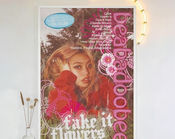 Affiche de musique Beabadoobee, affiche d'album, impression d'art sur toile HD, art mural, sans cadre