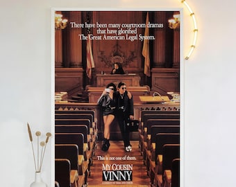 Plakat filmowy „Mój kuzyn Vinny”, wodoodporny wydruk artystyczny na płótnie HD, bez ramki