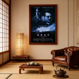 ヒート映画ポスター、HDキャンバスアートプリント、フレームなし壁装飾 画像 3