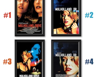 Mulholland Drive Movie Poster, HD Waterproof Canvas Print, Wall Decor, Unframed
