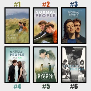 Póster de la película Normal People (2020), impresión artística en lienzo HD, sin marco