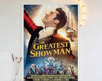 The Greatest Showman Movie Poster, HD Canvas Art Print, Unframed