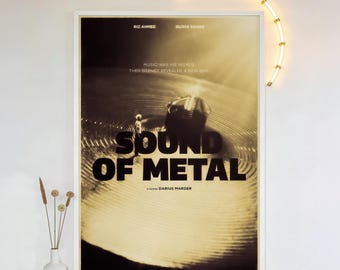 Sound of metal Movie Poster, HD Waterproof Canvas Art, Unframed