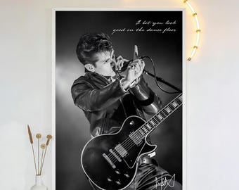 I bet you look good on the dance floor Arctic Monkeys poster, Music Poster, Album Art Poster, HD Canvas Art Print, Unframed