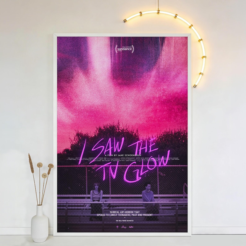 Filmposter I Saw The TV Glow, waterdichte HD-canvaskunstdruk, ingelijst 3
