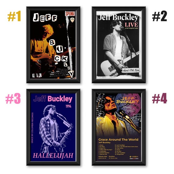 Jeff Buckley Music Poster, Album Poster, HD Canvas Art Print, Wall