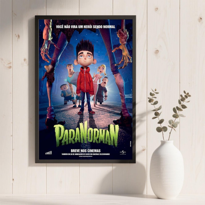 Plakat filmowy „Paranorman”, wodoodporny wydruk na płótnie HD, bez ramki zdjęcie 15