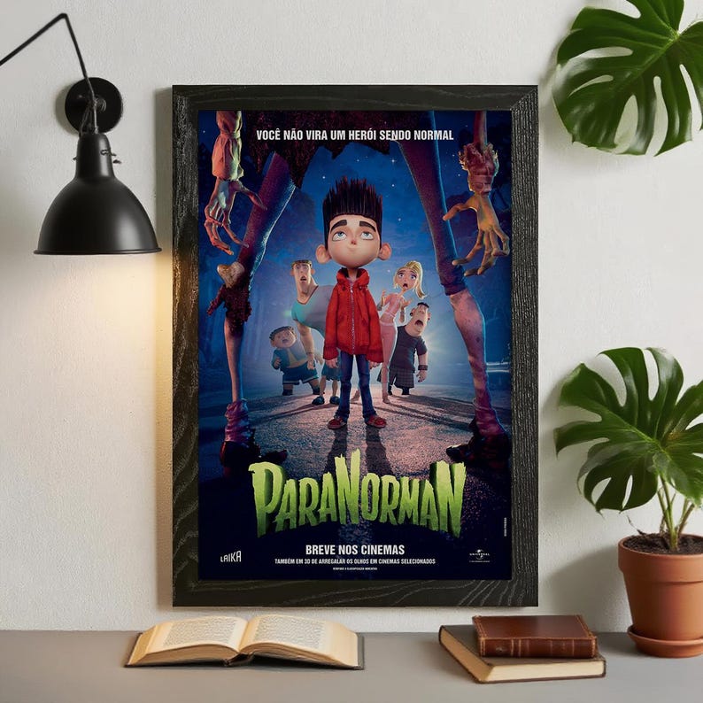 Plakat filmowy „Paranorman”, wodoodporny wydruk na płótnie HD, bez ramki #5