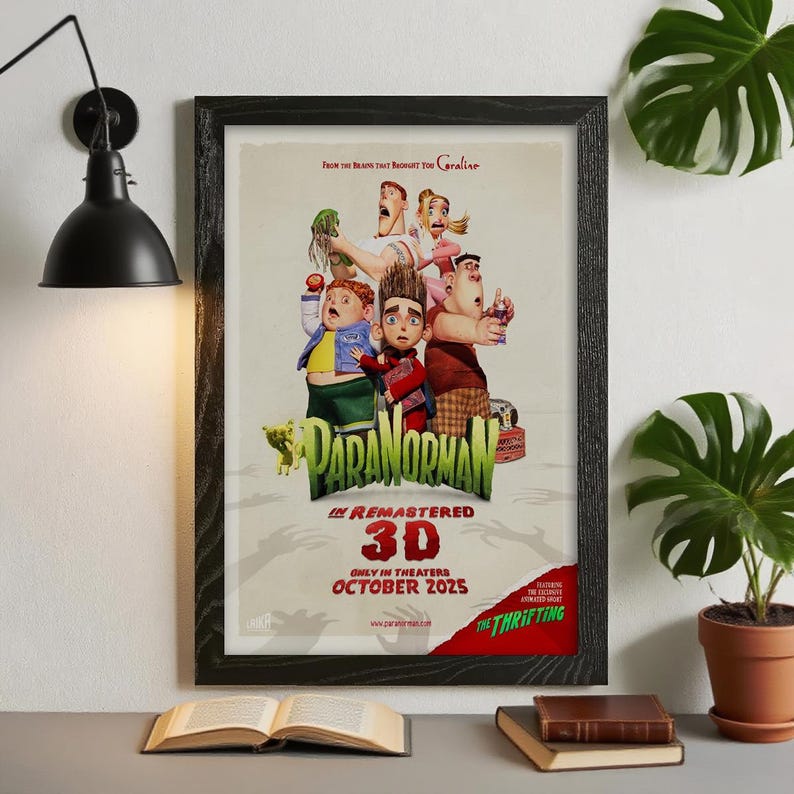 Plakat filmowy „Paranorman”, wodoodporny wydruk na płótnie HD, bez ramki #8