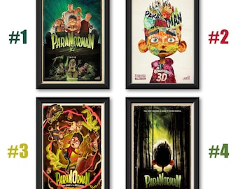 Póster de la película Paranorman, impresión en lienzo HD resistente al agua, sin marco